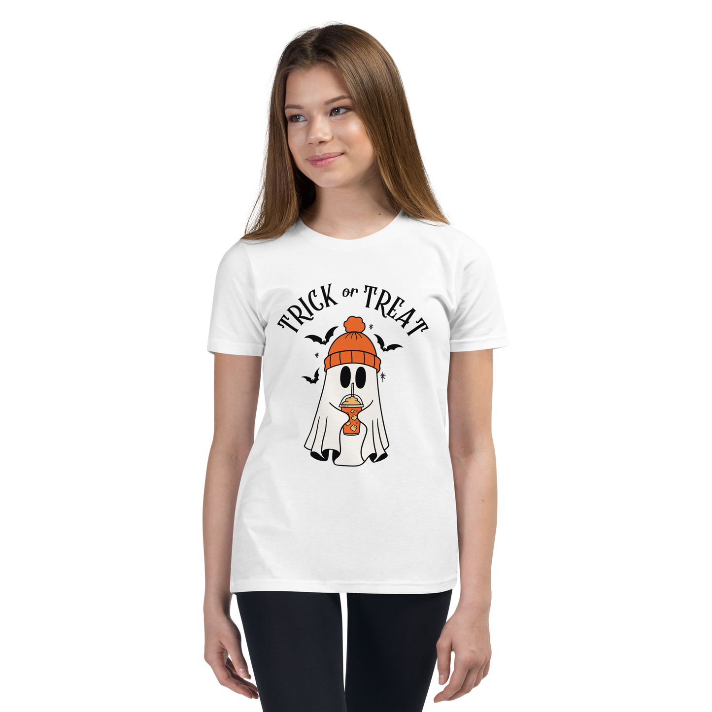 Pumpkin Spice Latte Kids Halloween Tee