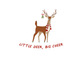 graphic tee | little deer big cheer