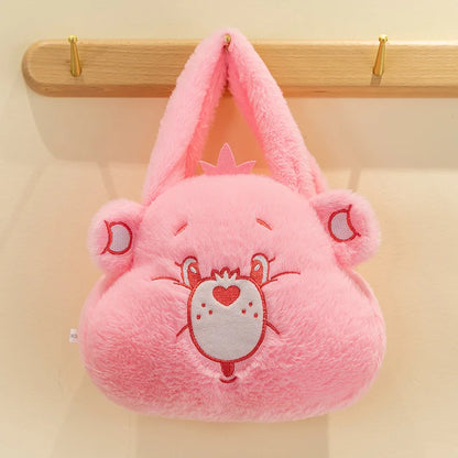 Care Bear Handheld Bag Doll Fried Dough Twists Dumpling Bag Plush Toy Doll Bag Grab Machine Doll Wedding Throw Doll Gift