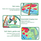 Baby Educational Fitness Frame Gym Play Mat 0-36 Months Tummy Time Crawling Game Blanket Toys Play Mat Rack Crawling Blanket