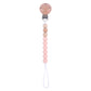 Baby Anti-drop Chain Pacifier Clips Silicone Beads Infant Nipple Appease Soother Chain Clips Dummy Holder Nipple Clip