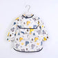 Baby Girls Apron Bibs Toddler Long Sleeve Scarf Waterproof Art Smock Feeding Bib Infant Boys Girls Kids Burp Cloth Bandana
