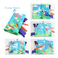 Baby 8 Page Tail Cloth Book Cartoon Animals Touch And Feel Infant Soft Books Development Interactive Early Education Toys