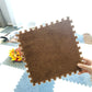 Soft Plush Baby Play Mat for Winter Crawling, Interlocking Foam Tiles Rug for Kids Room and Living Room， 30x30cm