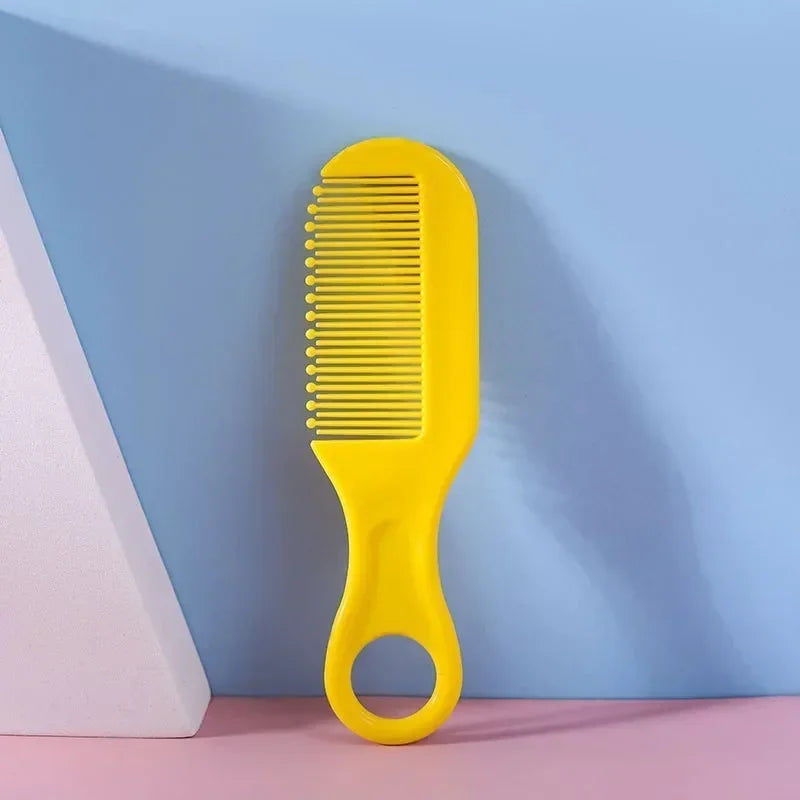 Baby Hairbrush Comb Portable Newborn Infant Toddlers Soft Hair Brush Head Massager Comb Set Baby Kid Hair Care Supplies