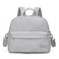 Soboba Stylish Diaper Backpack for Women Solid Fashion Waterproof Large Capacity Multi-funcional Nappy Changing Bag with 2 Strap
