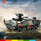 German Boxer APC Building Set Rotating Turret & Missile Launch Air Defense Armored Vehicle Collectible Gift for Military Fans