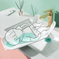 New Infant Baby Washing Ass Artifact Portable Baby Washing Fart Basin Newborns Washing PP Tub Supplies Baby Bathtub Baby Care
