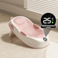 Baby Safety Temperature Sensing Bath Seat Mat Mesh Material Portable Baby Bath Net Easy to Use Comfortable Bath Rack Infant Care