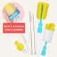 6 PCS Bottle Brush Cleaning Brush 360 Degree Cleaning Nipple Brush No Dead Corners