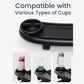 3-in-1 Universal Stroller Snack Tray Adjustable Cup Holder Phone Slot Compatible with  Most Strollers Multifunctional Travel