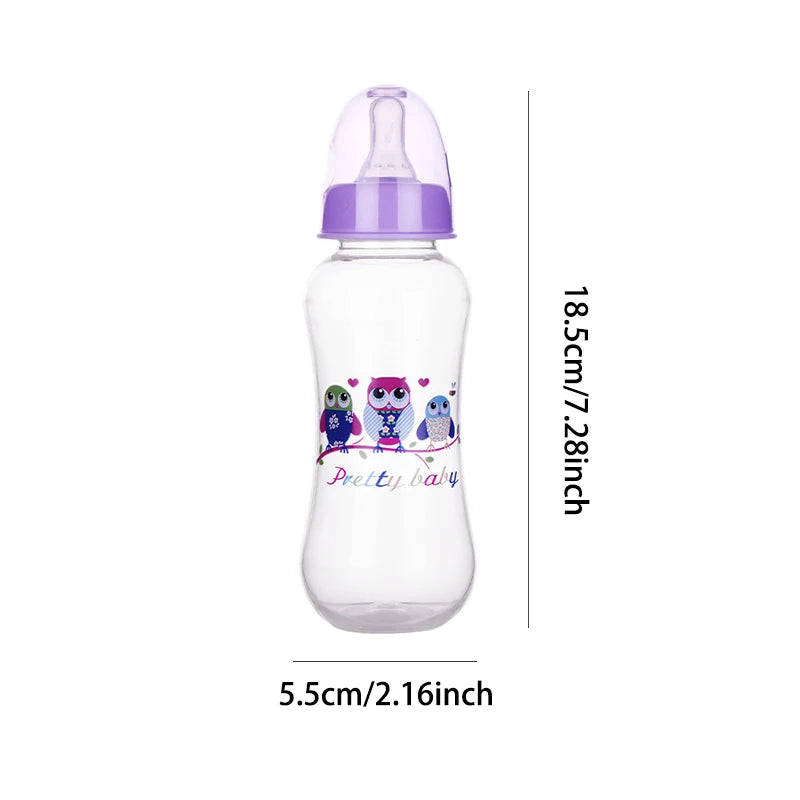 280ml baby bottle with handle, easy to clean, feeding accessory for children, suitable for various occasions