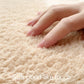 Soft Plush Baby Play Mat for Winter Crawling, Interlocking Foam Tiles Rug for Kids Room and Living Room， 30x30cm