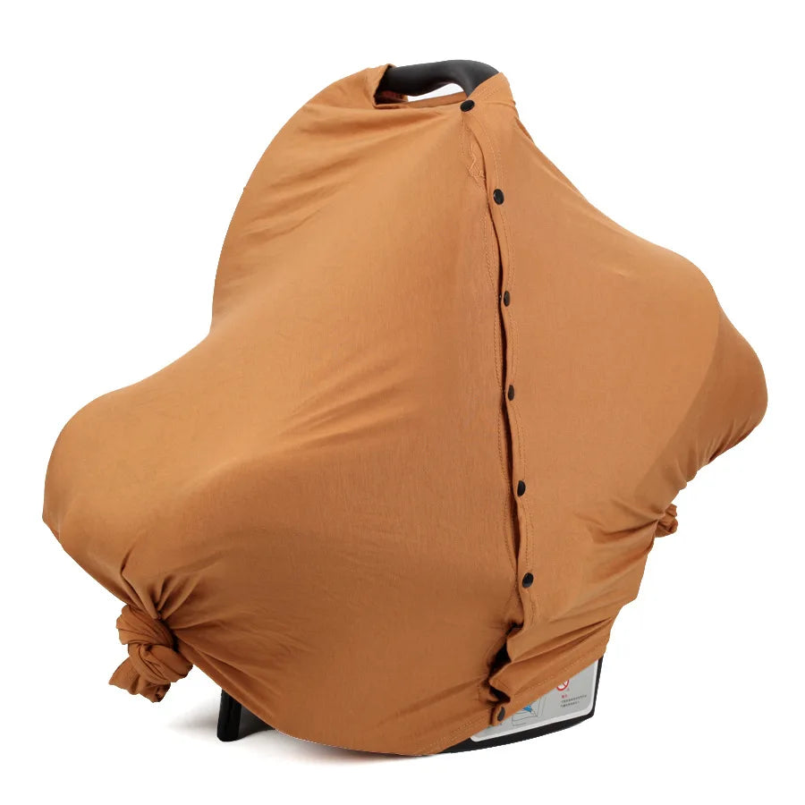Baby Nursing Covers Buckle Close Baby Car Seat Cover Multi-Function