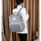 Baby Bed Mother Large Capacity Nappy Milk Bottle Backpacks with Changing Mat Convenient Baby Nursing Bags Gift Mommy Diaper Bags