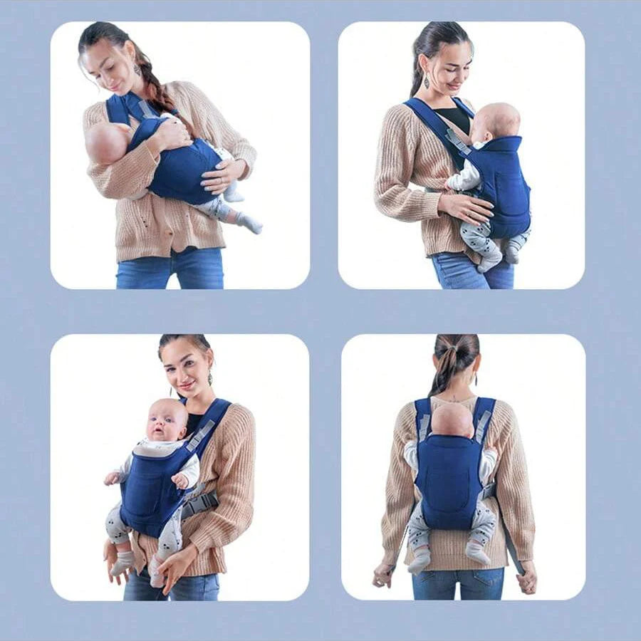1Pc Baby Carrier Multi-Functional Front & Back Carry for Newborns Perfect for Comfort Convenience