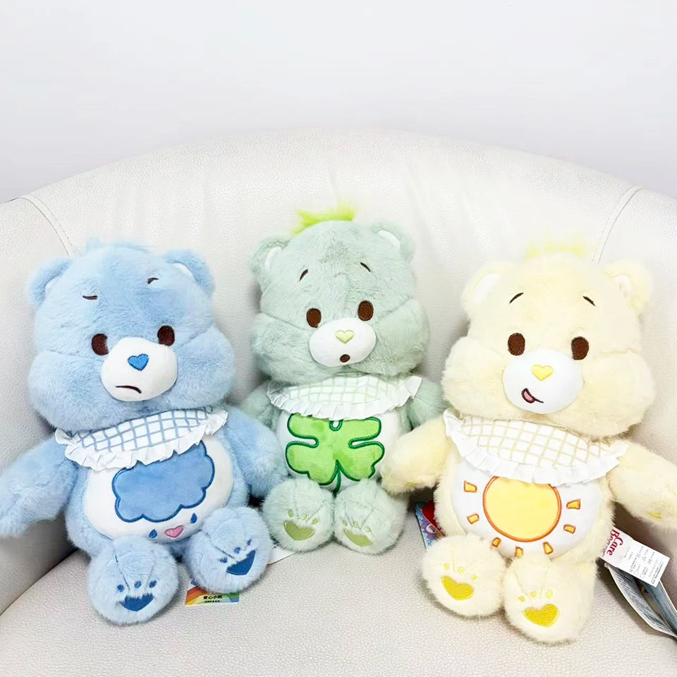33cm Care Bears Plush Toys Stuffed Animal Cartoon Doll Soothing Comfort Toy Perfect Birthday Holiday Pillows Home Car Decor Gift