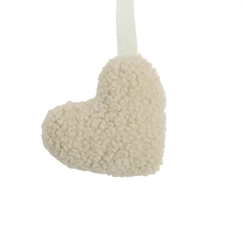 Baby Pacifier Chain Sherpa Moon Star Heart Plush Pendant Newborn Dummy Holder Nipple Clip Nursery Infant Comforter