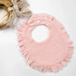 Baby Saliva Towel Infants Feeding Drool Bib lace Floral Soft Cotton Burp Cloth for Newborn Breathable Kids Bibs with Ruffle