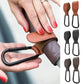 1/2/4pcs PU Leather Hook Stroller Hook Versatile Adjustable Hook For Stroller Organize Accessories Strong Bearing High Quality