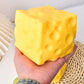 5/7/11Cm Giant Cheese Squeeze Toy Extra Large Size Cheese Squishy Fidget Toys Slow Rebound Shapeable Venting Ball Adults Gifts