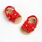 Baby Summer Sandals, PU Non-Slip Soles, Soft Flat Shoes for Infants, Suitable for Learning to Walk Indoors and Outdoors.