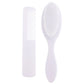 1Set Baby Massage Comb Creative Hair Brush Soft Toddler Detangling Grooming Head Care Bathing Kit White Baby Hair Brush