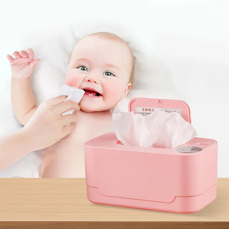 USB Baby Wet Wipe Warmer Tissue Heater Smart Polypropylene Wipes Heating Machine Cotton Towel for Baby Care
