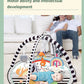 Baby Educational Fitness Frame Gym Play Mat 0-36 Months Tummy Time Crawling Game Blanket Toys Play Mat Rack Crawling Blanket