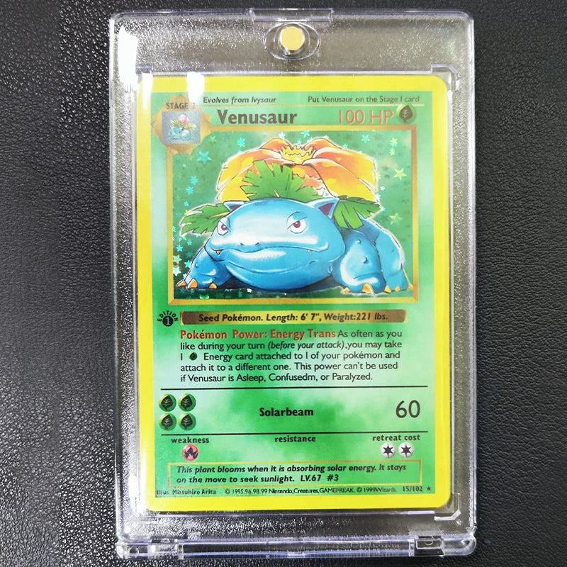 DIY Collection Cards with Card Brick 1996 1st Edition Flash Cards Game Anime Shining Cards Gift