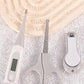 Baby Grooming Kit 9PCS Newborn Care Set with Nail Clipper Hair Brush Comb Thermometer Baby Hygiene Essentials Travel Kit