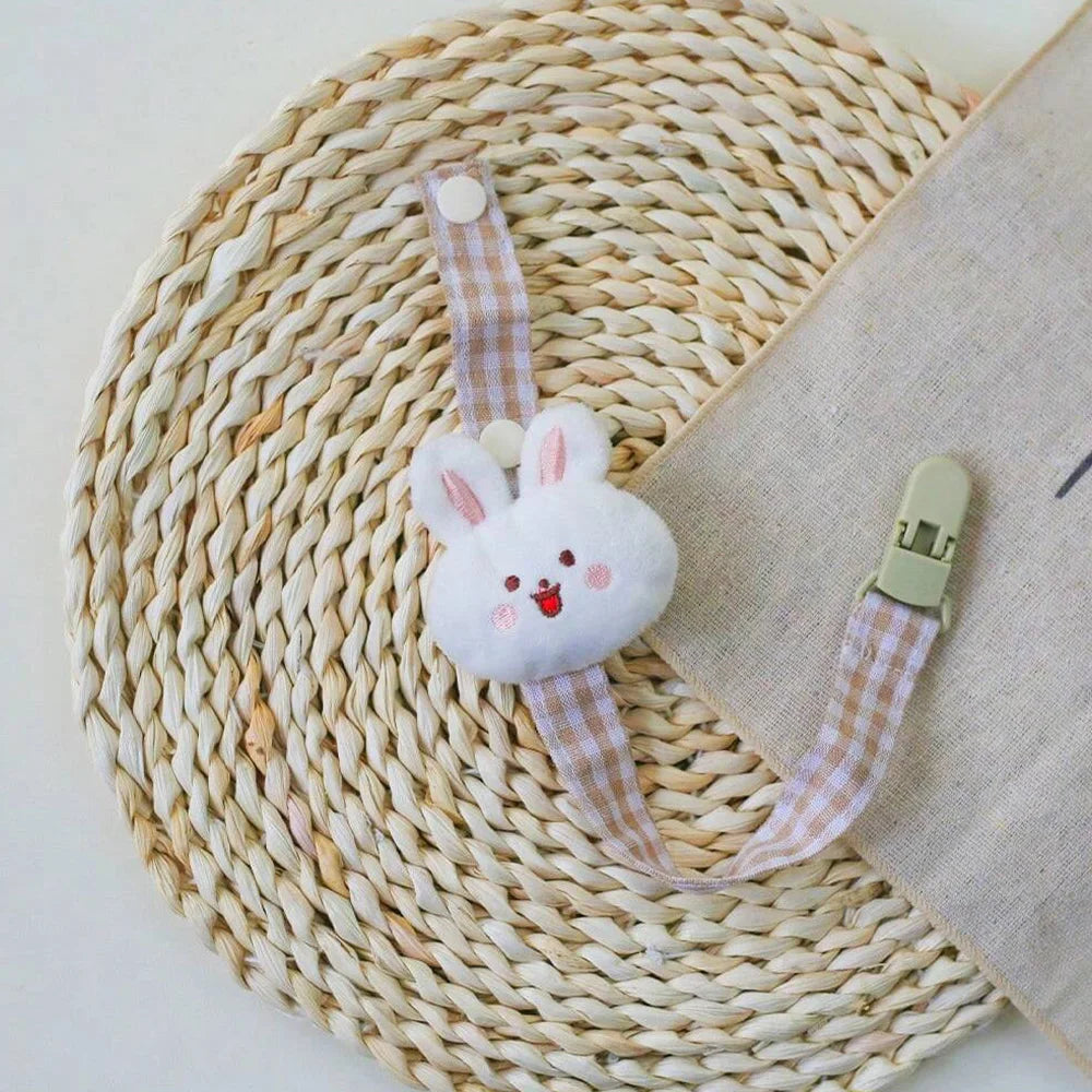1PCS Cute Bear Baby Pacifier Clip Chain Dummy Holder Soother Pacifier Clips Strap Nipple Holder Infant Feeding Babies Accessorie