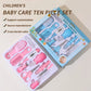 10-in-1 Baby Care Kit: Newborn Grooming Set (Nail Clippers/Brush/Thermometer) for Infant (Pink/Blue)