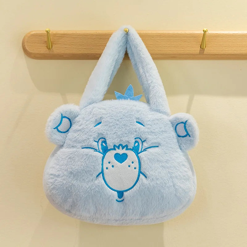 Care Bear Handheld Bag Doll Fried Dough Twists Dumpling Bag Plush Toy Doll Bag Grab Machine Doll Wedding Throw Doll Gift