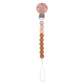 Baby Anti-drop Chain Pacifier Clips Silicone Beads Infant Nipple Appease Soother Chain Clips Dummy Holder Nipple Clip