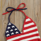 2023-03-29 Lioraitiin 0-6Years Toddler Baby Girl 2Pcs Independence Day Summer Clothing Set Knitting Vest Top Denim Shorts