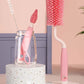 Baby Bottle Cleaning Brush Set Three Pieces Silicone Brush for Infant Feeding Tools Nursery Essential for Latch And Nipple