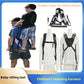 Ergonomic Baby Carrier with Standing Assist Footrest Outdoor Hiking Backpack Front Facing Carrier Infant Toddler Parent Hands