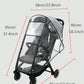Baby stroller accessories waterproof and rainproof cover transparent windproof and dustproof opened for baby stroller raincoats