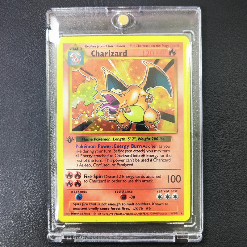DIY Collection Cards with Card Brick 1996 1st Edition Flash Cards Game Anime Shining Cards Gift
