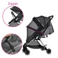 Baby Stroller Mosquito Net Full Cover Universal Summer Mesh Zipper Mosquito Insect Prevention Protection Bebies Pram Accessories