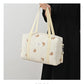 New Newborn Baby Care Diaper Bag Mommy Maternity Shoulder Bag Embroidery Quilted Stroller Diaper Storage Organizer Large Handbag