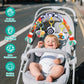 Baby Stroller Arch Toy Soft Cloth Toy Pram Activity Bouncer Toy Sensory Development Arch Newborns Car Seat Toy Fine Motor Skills