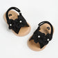 Baby Summer Sandals, PU Non-Slip Soles, Soft Flat Shoes for Infants, Suitable for Learning to Walk Indoors and Outdoors.