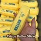 Butter Stick Squishy Stress Ball ADHD Fidget Toy Crunchy Squeeze Toy Round Blocks Filled ASMR Anti Stress Release Hand Gift Toy