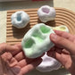Shapeable Vacuum Squishies Sand Ball Grape Stress Ball Stress Relief Noisy Ball Desktop Squeezing Soothing Toy Birthday Gift