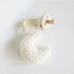 Baby Pacifier Chain Sherpa Moon Star Heart Plush Pendant Newborn Dummy Holder Nipple Clip Nursery Infant Comforter