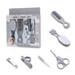 Baby Grooming Kit 6-Piece, Anti-Pinch Nail Clipper, Soft Hair Brush, Newborn Daily Care Comb, Great Helper for Mom