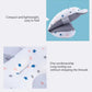 PANGDUBE Baby Bath Seat Newborn Bathtub Cushion Adjustable Support Pad with Non-Slip Mat 0-12 Months Shower Safety Float