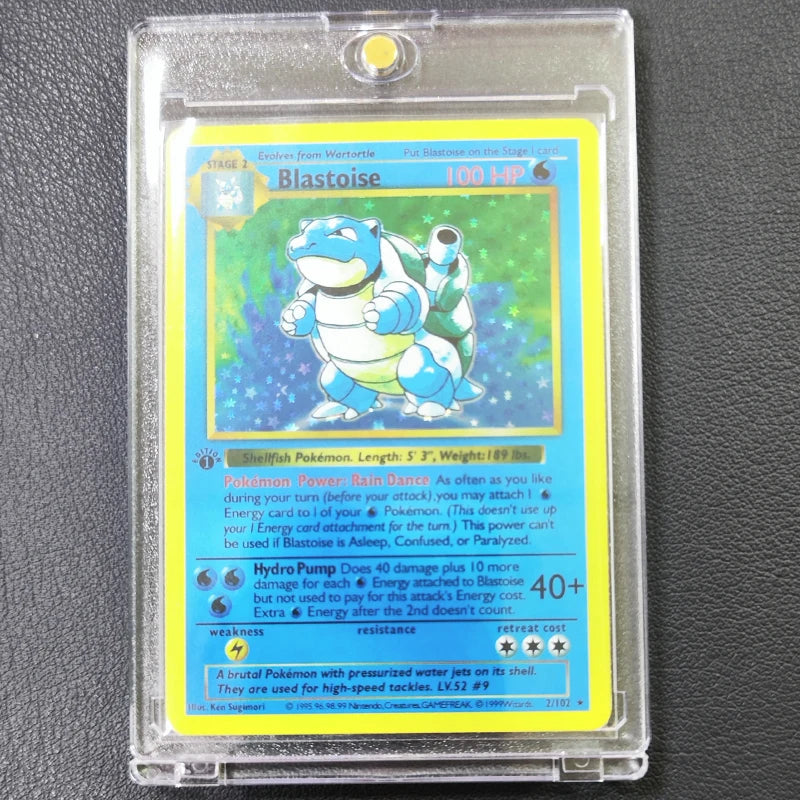 DIY Collection Cards with Card Brick 1996 1st Edition Flash Cards Game Anime Shining Cards Gift